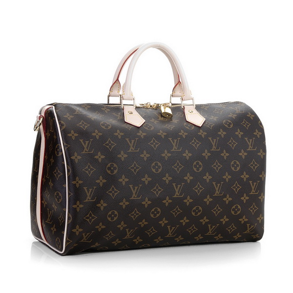 Louis Vuitton Monogram Canvas Speedy 40 with Shoulder Strap M40393